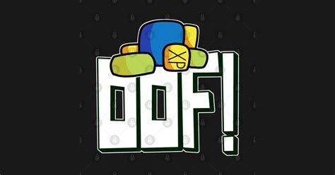 Oof Meme Roblox Noob Hand Drawn Funny Quote T For Kids Roblox T Shirt Teepublic