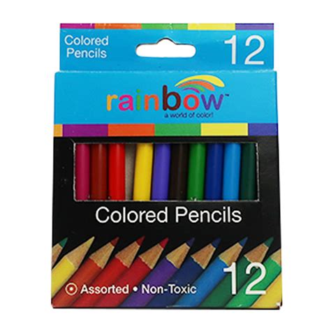 Wholesale Mini Colored Pencils 12 Pack Pre Sharpened
