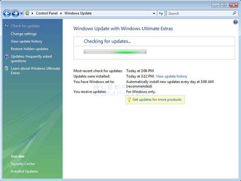 Understanding Windows Update And Extras In Windows Vista And Windows 7