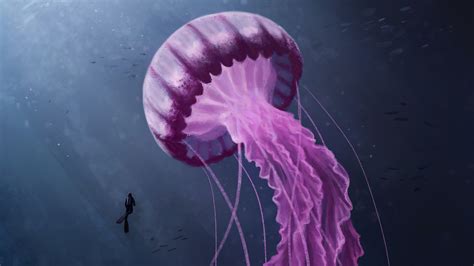 Jellyfish Digital 4k Wallpaperhd Artist Wallpapers4k Wallpapers