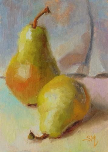 Dpw Original Fine Art Auction Pears Au Naturale Susan Mcmanamen
