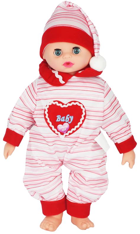 Battery Operated Pretend Play Singing 15 Baby Toy Doll Soft Rubber