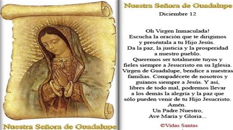 Oracion A La Virgen De Guadalupe Kulturaupice