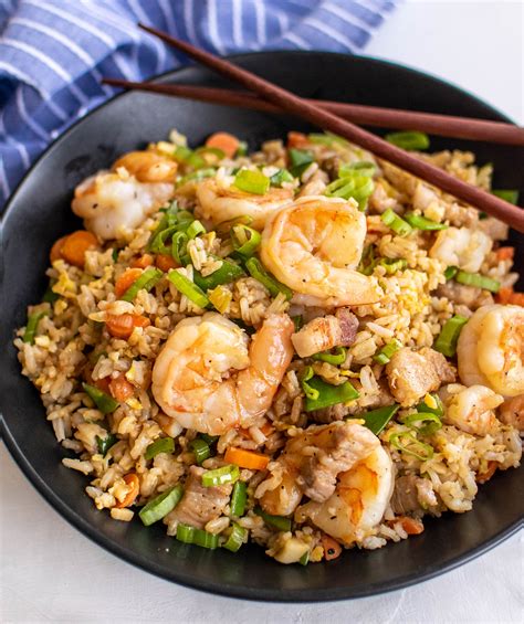 Shrimp And Pork Belly Fried Rice Carolyns Cooking