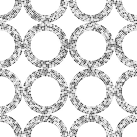 Seamless Circle Pattern Vector Design Background Element Lattice