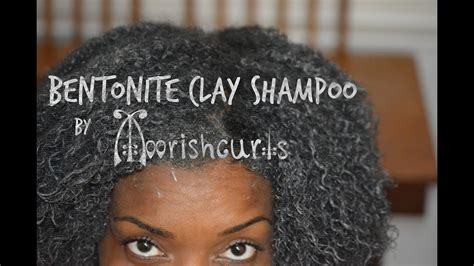 Shampoo once, bentonite clay mixture (bentonite clay, acv, cantu tea tree & jojoba hair & scalp oil), moisturize and style. Bentonite Clay Shampoo for Natural Hair - YouTube