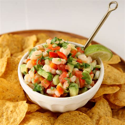 In this shrimp ceviche recipe, we cook the shrimp before marinating it in lemon, lime and orange juices, plus chiles for some heat. shrimp ceviche with lime and coconut (no cilantro!)