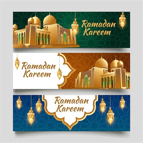 Premium Vector Banner Islamic Ramadan Vector Illustration