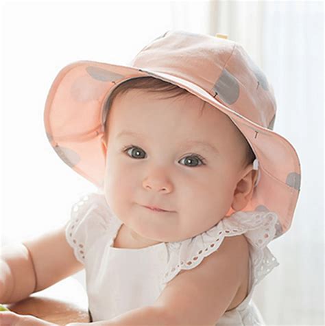 Kawaii Baby Sun Hat Kid Children Girl Summer Outdoor Cotton Cap Printed