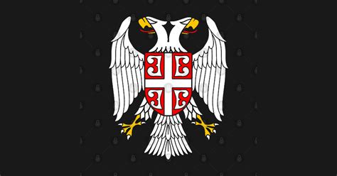 Serbian Eagle Coat Of Arms Serbia T Shirt Teepublic