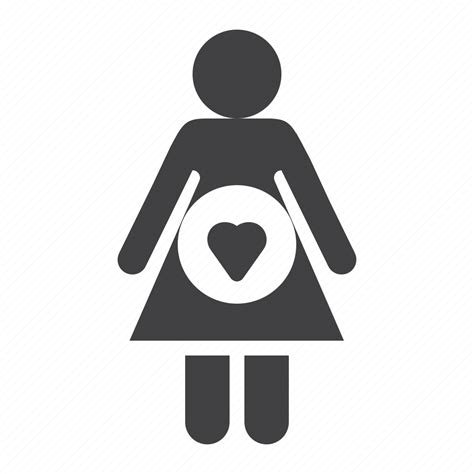 Female Maternity Pregnant Woman Icon Download On Iconfinder