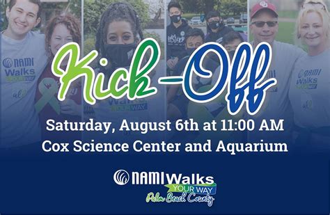 2022 namiwalks kick off event cox science center and aquarium west palm beach fl august 6