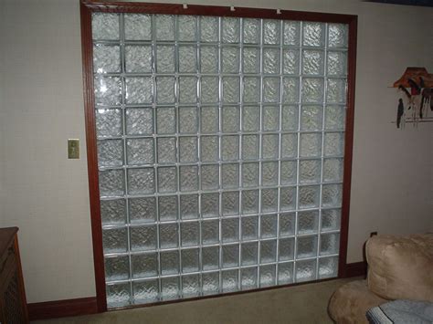 Mosaic tiles glass madagascar bricks wall shower kitchen mirror. Glass Block Wall and Bar Projects: Nationwide Supply ...