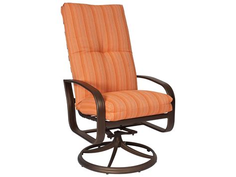 Woodard Cayman Isle High Back Swivel Rocker Chair Replacement Cushions