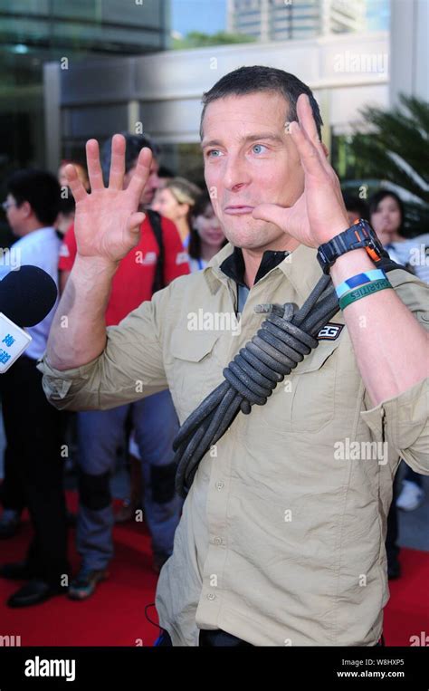 british adventurer and television presenter bear grylls is interviewed during a ceremony for the