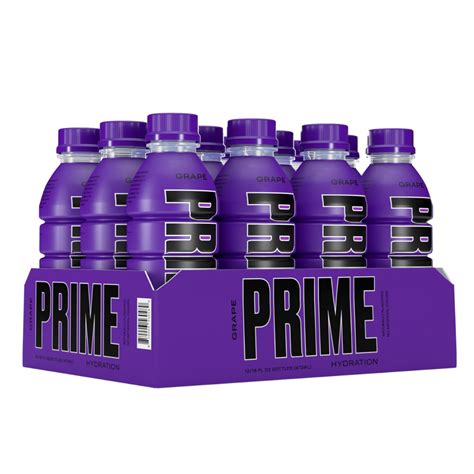 Grape Prime Hydration Drink Gamer Fuel