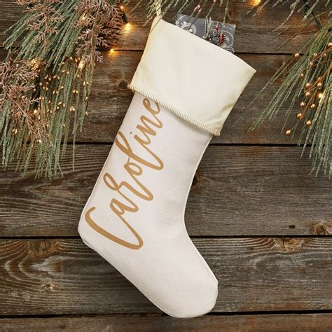 Scripty Name Personalized Christmas Stockings Personalized Etsy