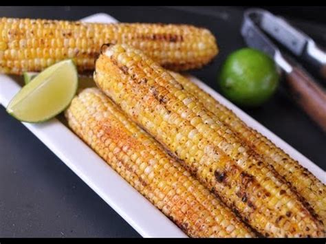 These veggies create a deep underlying flavor in the chili. Chile Lime Grilled Corn on the Cob Recipe - YouTube