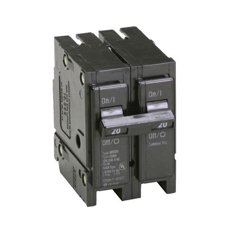 Eaton Br 20 Amp 2 Pole Circuit Breaker Br220 The Home Depot