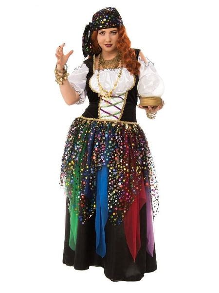 Gypsy Fortune Teller Ladies Plus Size Costume Disguises Costumes Hire