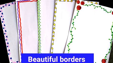 Simple Border Designs On Paper Border Designs Project