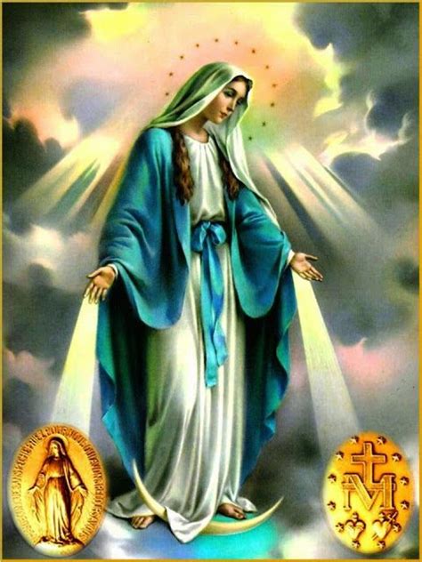 Virgen Mar A Ruega Por Nosotros Medalla Milagrosa Catholic Pictures Jesus Pictures Blessed