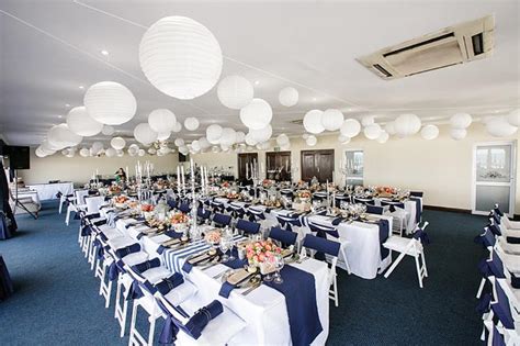 Nautical Beach Wedding In Coral And Navy