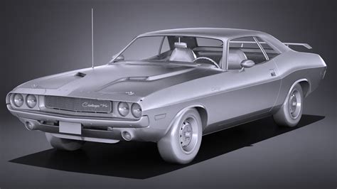 Dodge Challenger 1970 Rt 3d Model By Squir