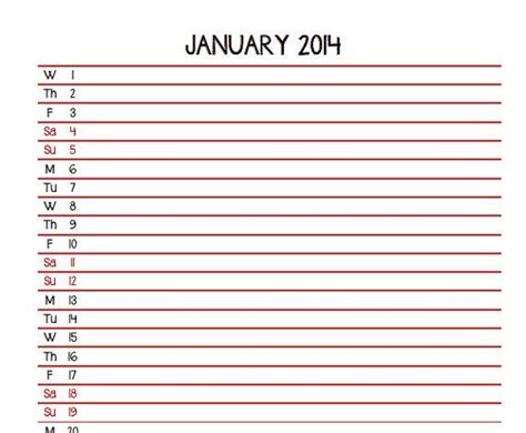6 Best Images Of 85 X 11 Printable Calendar Page Plain Monthly