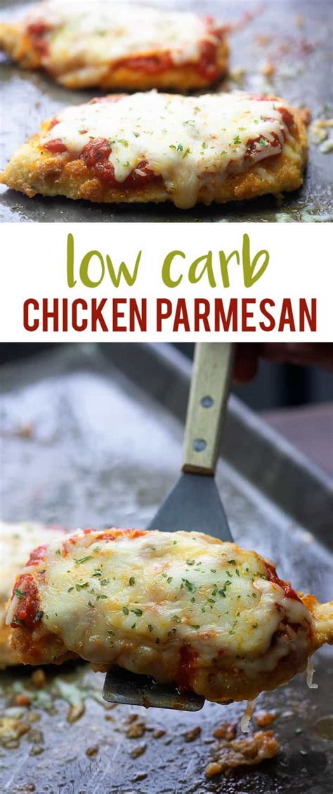 A collection of low sodium recipes that are healthy and delicious. Keto Chicken Parmesan Recipe! | That Low Carb Life