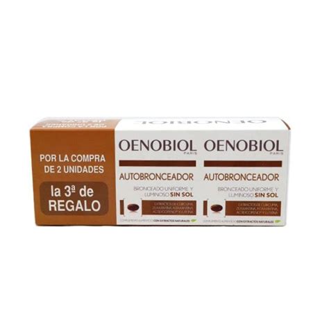 Oenobiol Self Tanning Triplo 3x30 Capsules Exclusive Offer 3x2