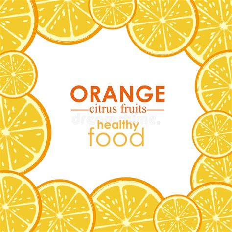 Orange Citrus Fruit Stock Vector Illustration Of Eating 33378054
