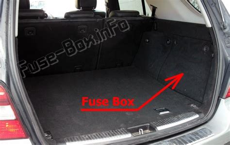 Fuse Box Diagram Mercedes Benz M Class W164 2006 2011