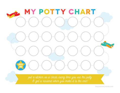 Few milestones in life are more cherished by a parent than a child being potty trained. Free Printable Potty Training Chart