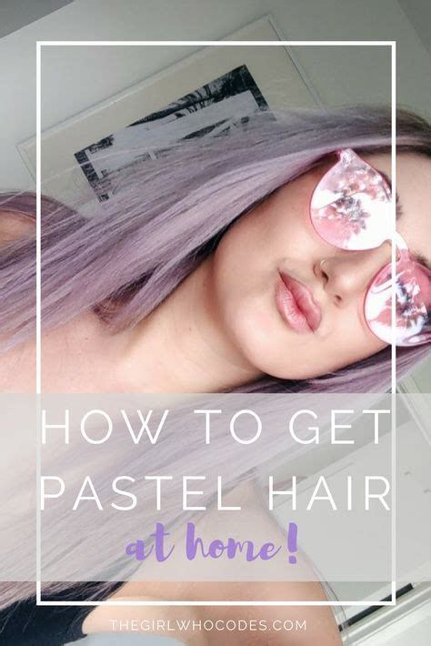 How To Get Pastel Hair At Home Bleaching Hair At Home Pastel Hair