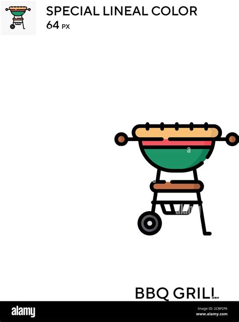 Bbq Grill Special Lineal Color Vector Icon Bbq Grill Icons For Your