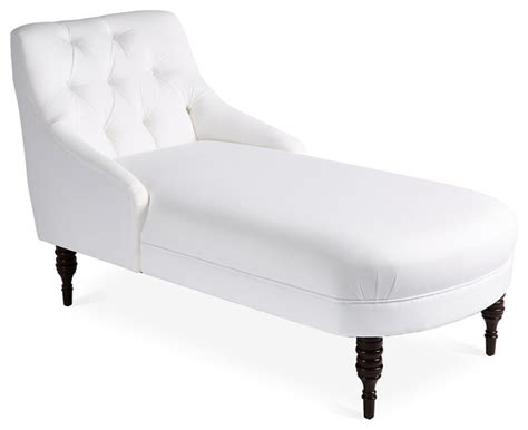 Yoleny massage chaise lounge,electric recliner heated chair,ergonomic indoor chair, modern long lounger for office or living room,pu&white… 4.1 out of 5 stars 789 $198.99 $ 198. Lillian Tufted Chaise, White Twill - Contemporary - Indoor Chaise Lounge Chairs - by One Kings Lane