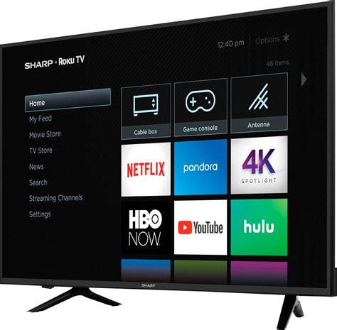 Best Buy Sharp 65 Class Led 2160p Smart 4k Uhd Tv With Hdr Roku Tv Lc