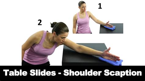 Table Slides Shoulder Scaption Ask Doctor Jo Youtube