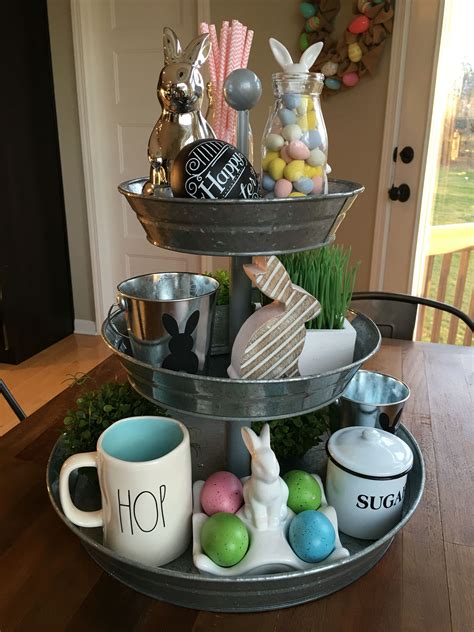 Pin By Stacie Barrett On Eggs And Easter Tiered Tray Decor Tray