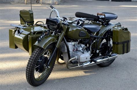 1974 dnepr with sidecar fully restored in military ussr style for sale