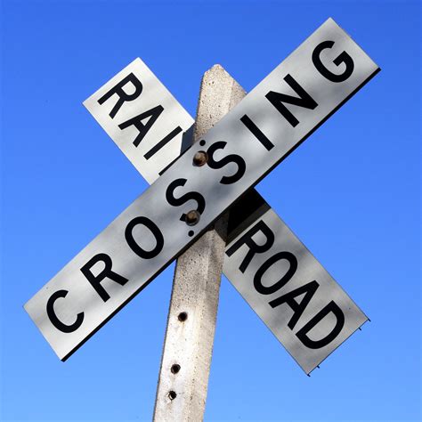 Railroad Crossing Sign Picture Free Photograph Photos Public Domain