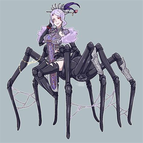 Closed Monster Girl Adopt Chn Arachne By Flareviper On