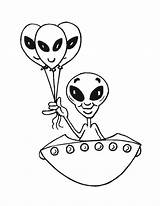 Alien Funny Drawing Space Aliens Getdrawings sketch template