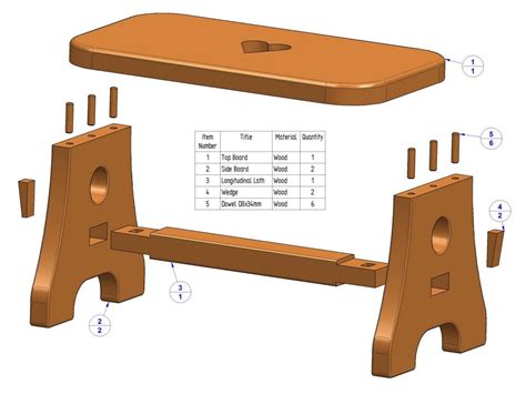 Folding Wooden Step Stool Plan Easy Diy Woodworking Projects Step By