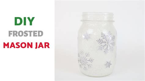 Frosted Mason Jar Candle Holder Window Cling Candle Holder Diy Youtube