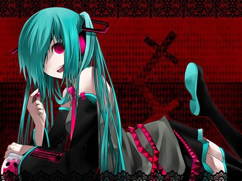 Anime Red Vocaloid Hatsune Miku Wallpapers Hd Desktop And Mobile