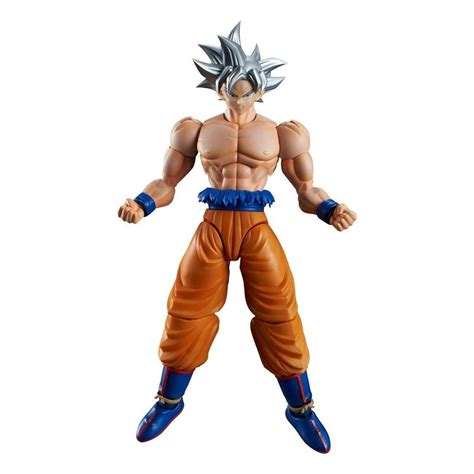 After reflexively transforming into the imperfect ultra instinct state, goku gained a silvery blue aura with his hair reverting to its natural black color with flecks of silver that matched his. WSTXBD Original BANDAI Dragon ball Z DBZ Figure ...