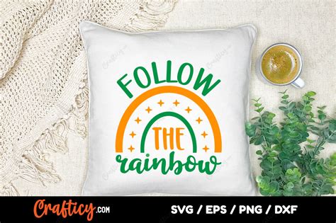 Follow The Rainbow Svg Graphic By Crafticy · Creative Fabrica