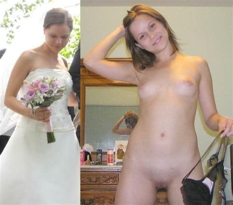 Wedding Day Brides Dressed Undressed On Off Before After Pics